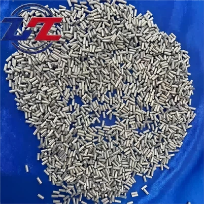 Partículas de Hafnium resistentes à corrosão